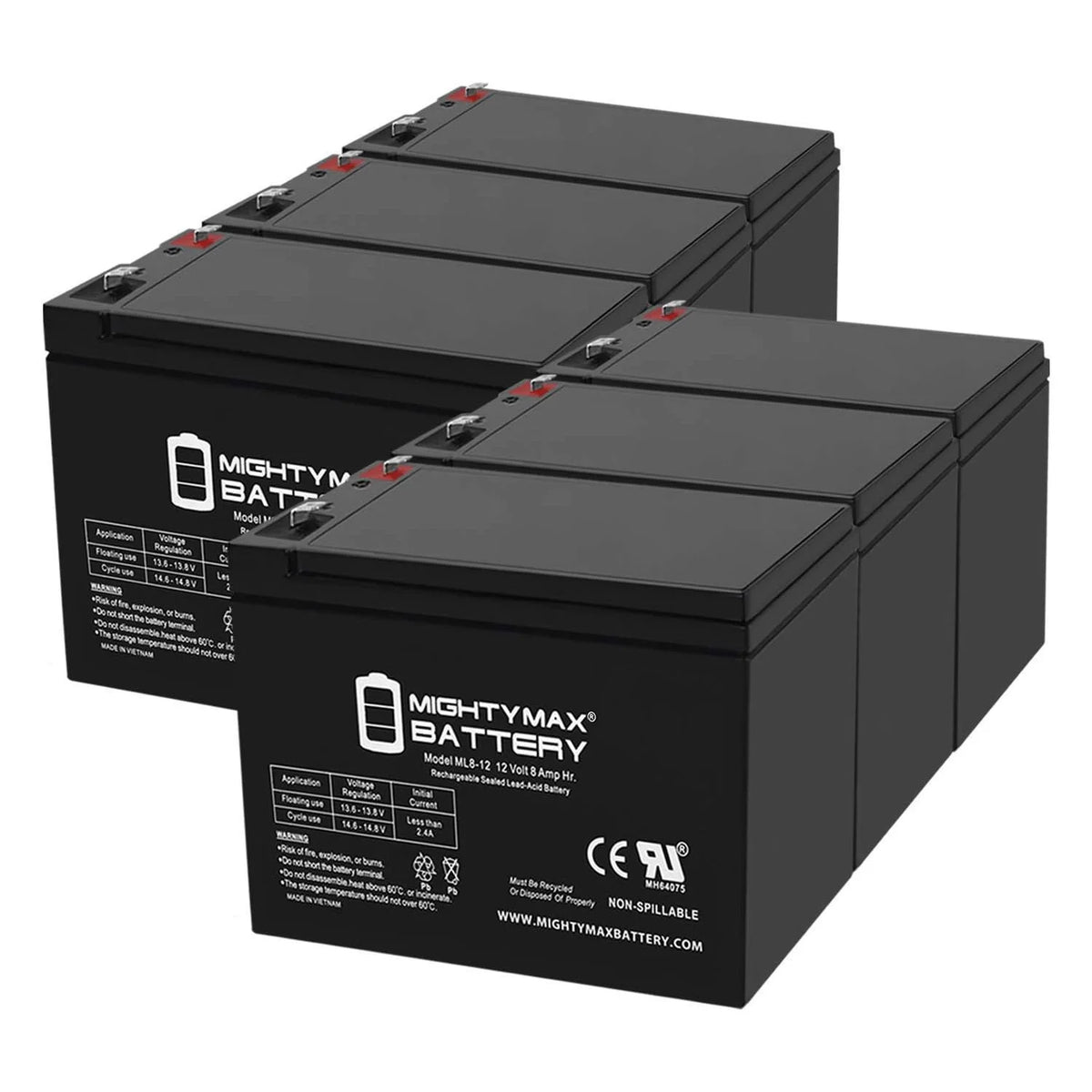 12V 8Ah Battery C3900