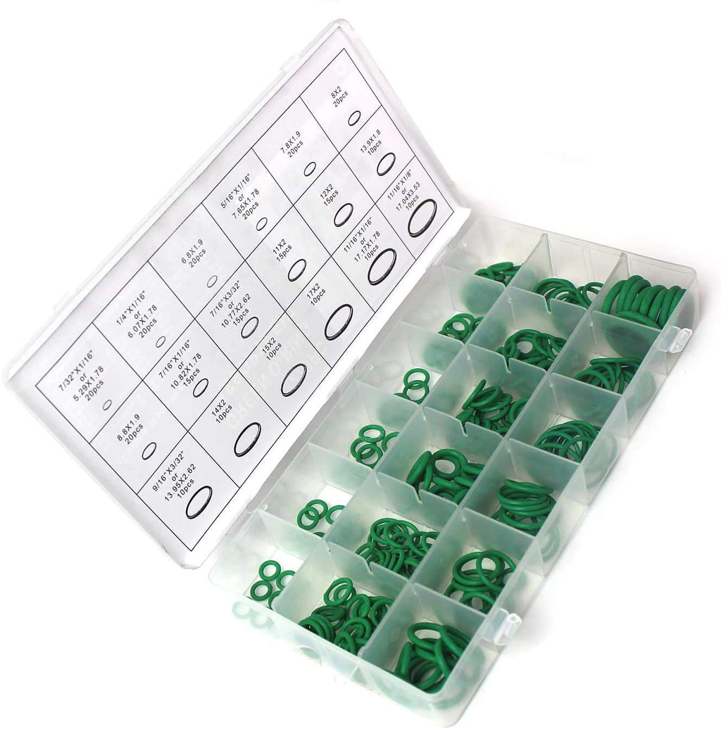 270 Pieces 18 Sizes O Ring Assortment Set Kit M67262