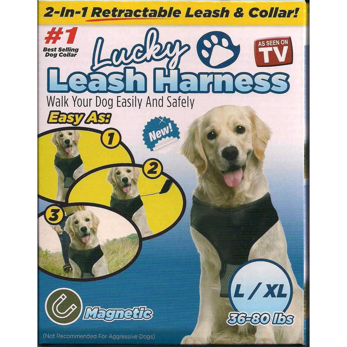 Magnetic Harness & Retractable Leash H74422