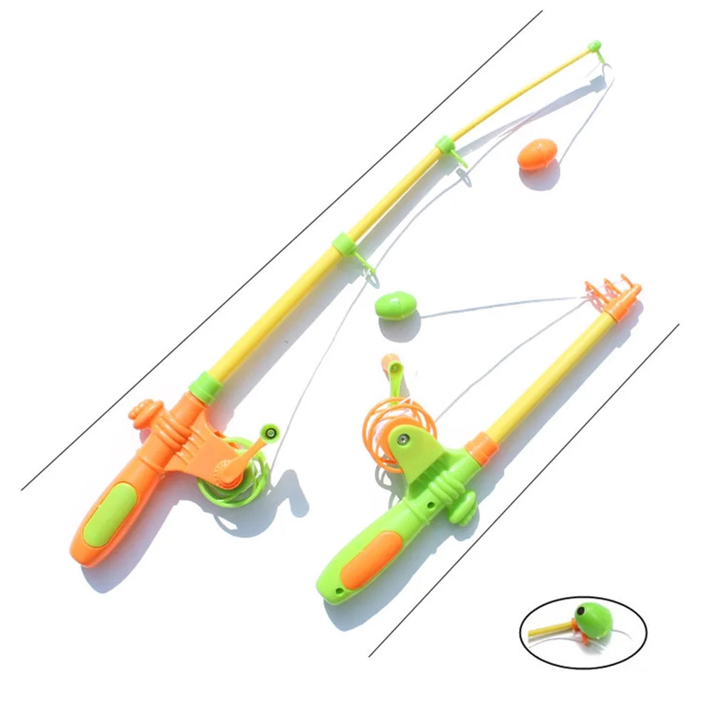 Magnetic Fishing Game Toys Set with 1 Fishing Rod and 6 Cute Fishes L911
