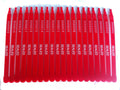 Red Plastic Seals Security Numbered L576332