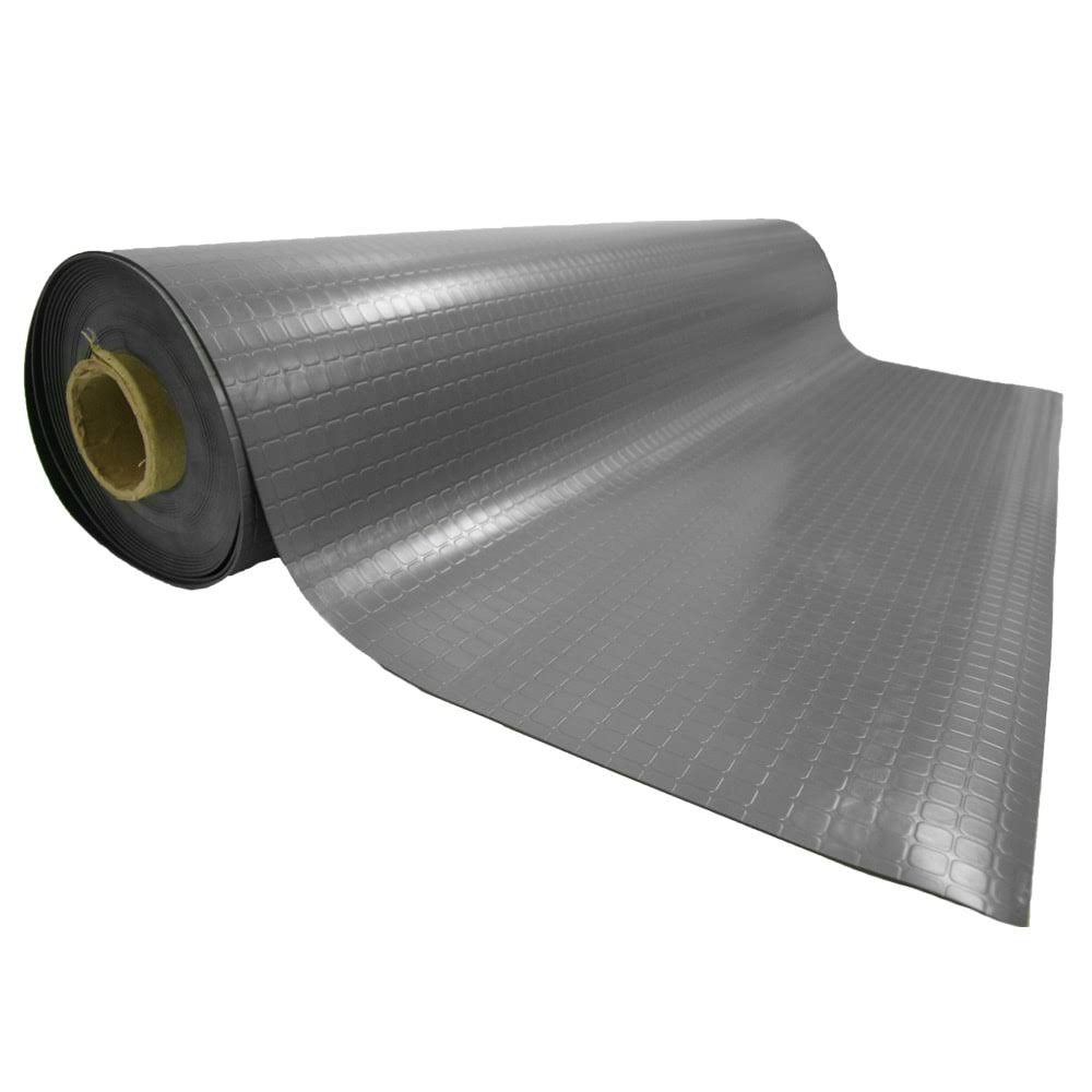 Black 144 x 48 x 0.08 in. Rubber Flooring Rolls L258