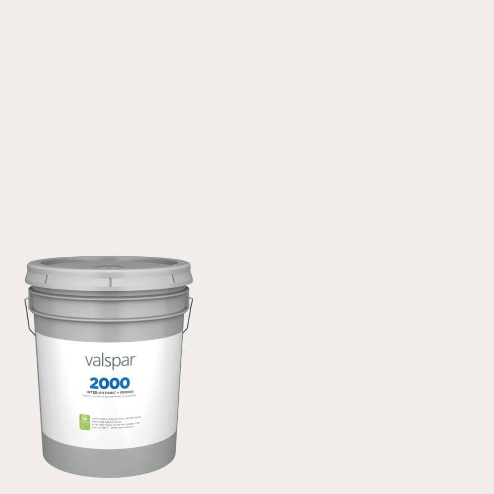 Flat Bistro White Interior Paint (5-Gallon) I217