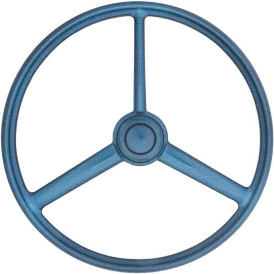 Blue Retro Sparkle 3 Spoke Steering Wheel L4790