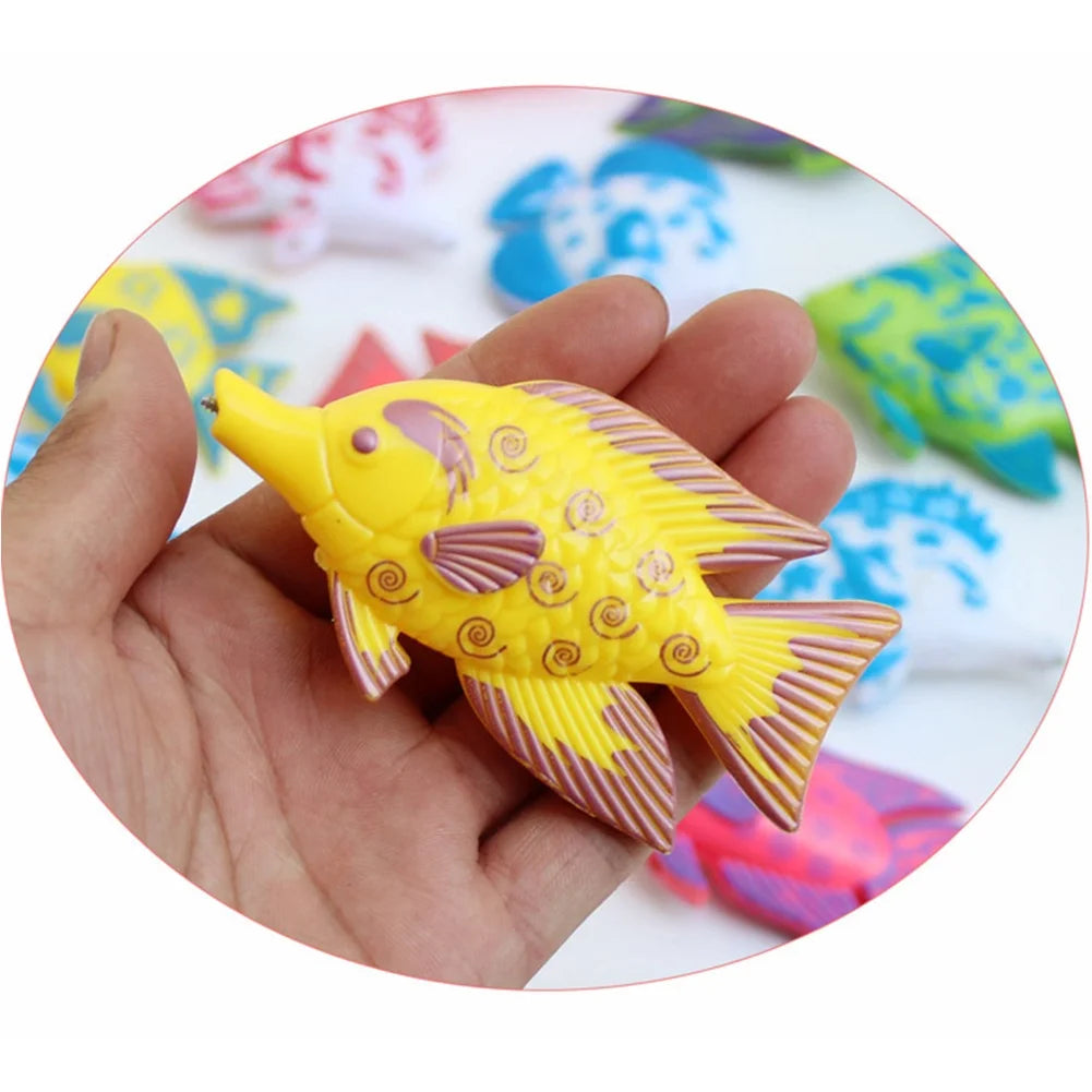 Magnetic Fishing Game Toys Set with 1 Fishing Rod and 6 Cute Fishes L911